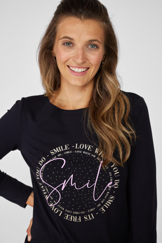 Langarm T-Shirt "Smile"