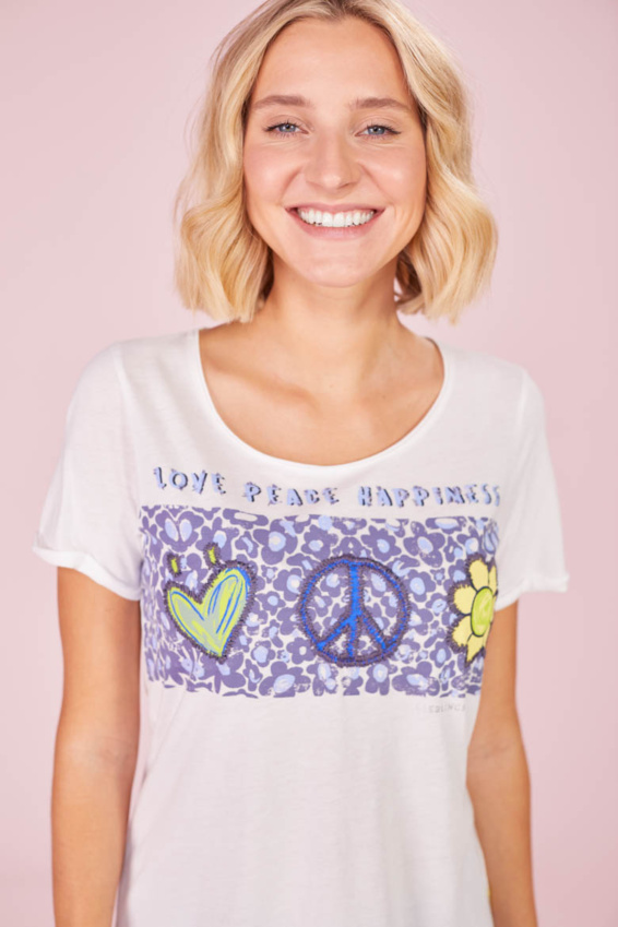 T-Shirt Love Peace Happiness