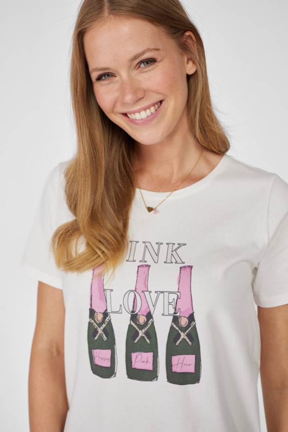 Halbarm T-Shirt "Pink Love"