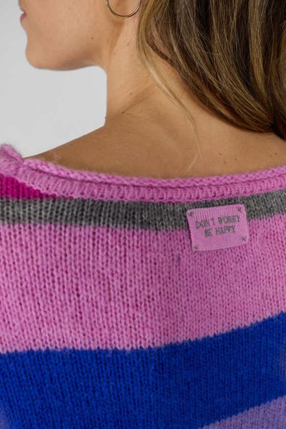online Streifen kaufen LIEBLINGSSTÜCK Rundhals bei mit Pullover Multicolor