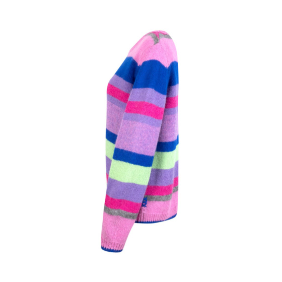 Rundhals Pullover mit Multicolor LIEBLINGSSTÜCK online kaufen Streifen bei