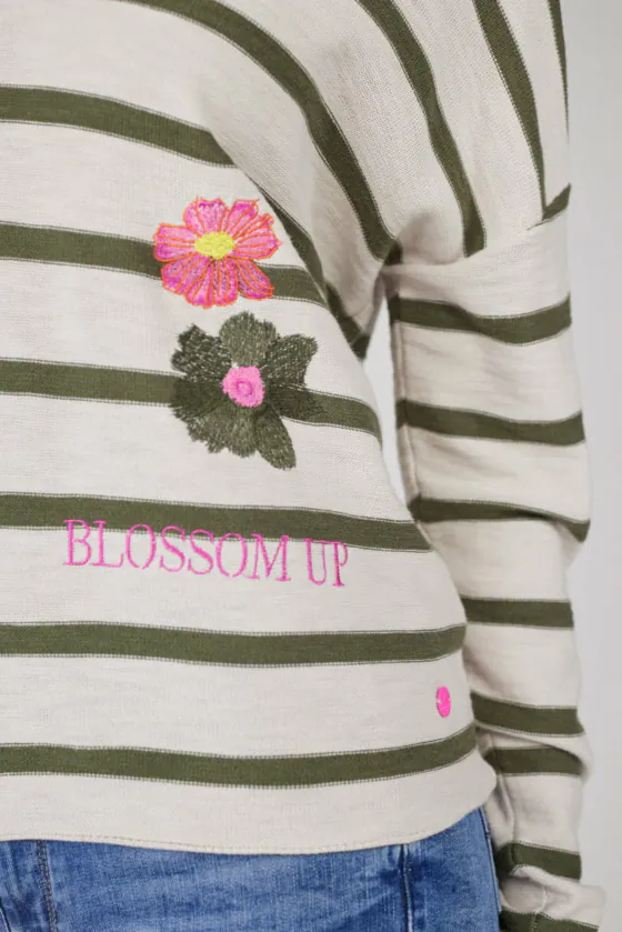 Pullover mit Streifen und Stickerei online kaufen bei LIEBLINGSSTÜCK  LIEBLINGSSTÜCK